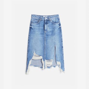 中长款牛仔半身裙女春夏季2021新款薄款高腰开叉包臀长裙A字裙子(拼团活动4) 中长款牛仔半身裙女春夏季2021新款薄款高腰开叉包臀长裙A字裙子(拼团活动4)